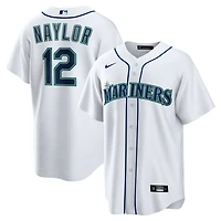Men's Nike Josh Naylor White Seattle Mariners Home Replica Jersey