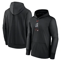 Men's Nike Black Baltimore Orioles Authentic Collection City Connect Practice Performance Pullover Hoodie