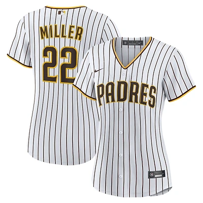Women's Nike Mason Miller White San Diego Padres Home Replica Jersey