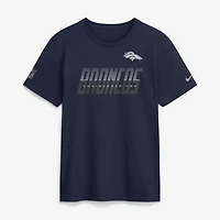 Men's Nike Navy Denver Broncos Sideline Dri-FIT T-Shirt