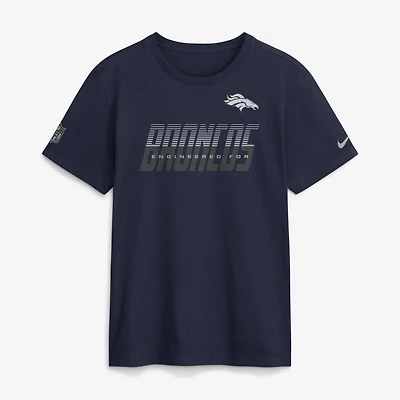 Men's Nike Navy Denver Broncos Sideline Dri-FIT T-Shirt
