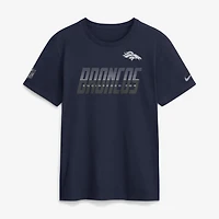 Men's Nike Navy Denver Broncos Sideline Dri-FIT T-Shirt