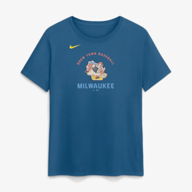 Women's Nike Blue Milwaukee Brewers 2026 City Connect Arch T-Shirt