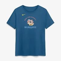 Women's Nike Blue Milwaukee Brewers 2026 City Connect Arch T-Shirt