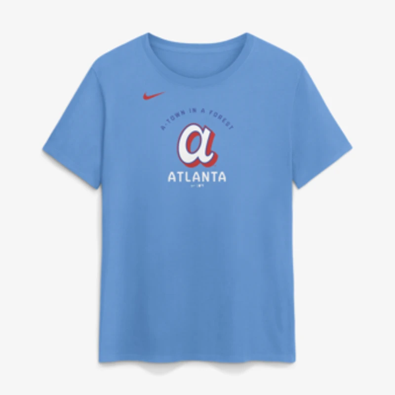 Women's Nike Powder Blue Atlanta Braves 2026 City Connect Arch T-Shirt