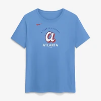 Women's Nike Powder Blue Atlanta Braves 2026 City Connect Arch T-Shirt