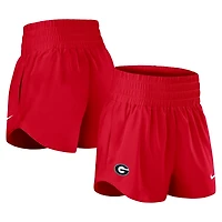 Women's Nike Red Georgia Bulldogs Performance One Dri-FIT High-Rise Shorts