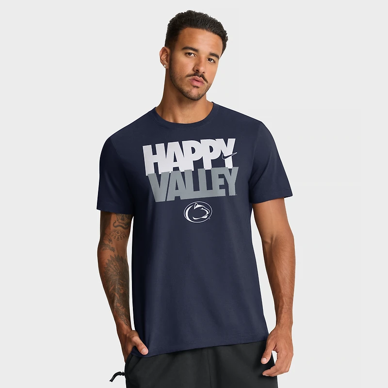 Men's Nike Navy Penn State Nittany Lions Campus Local Madness T-Shirt
