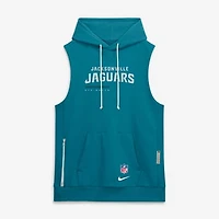Men's Nike Teal Jacksonville Jaguars Sideline Standard Issue Dri-FIT Sleeveless Hoodie
