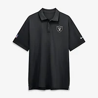Men's Nike Black Las Vegas Raiders Sideline Tour Dri-FIT Polo