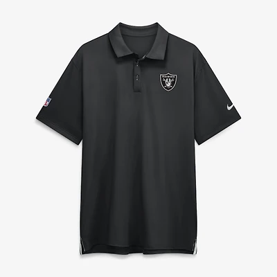 Men's Nike Black Las Vegas Raiders Sideline Tour Dri-FIT Polo