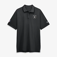 Men's Nike Black Las Vegas Raiders Sideline Tour Dri-FIT Polo