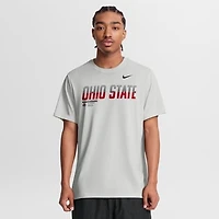Men's Nike Gray Ohio State Buckeyes Sideline Legend Dri-FIT T-Shirt