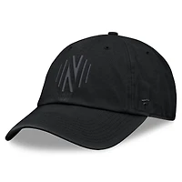 Men's Fanatics  Black Nashville SC Tinge Dad Adjustable Hat