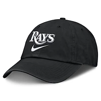 Men's Nike  Black Tampa Bay Rays Primetime Club Adjustable Hat