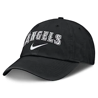 Men's Nike  Black Los Angeles Angels Primetime Club Adjustable Hat