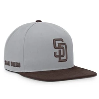Men's Nike Gray/Brown San Diego Padres Primetime Pro Dri-FIT Snapback Hat