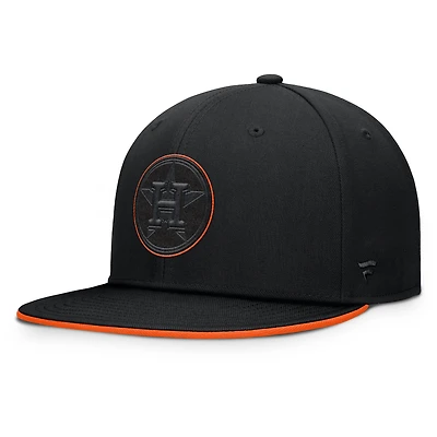 Men's Fanatics Black Houston Astros Glint Snapback Hat