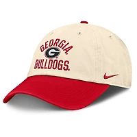 Unisex Nike Natural Georgia Bulldogs 2026 Primetime Natural 2-Tone Club Adjustable Hat