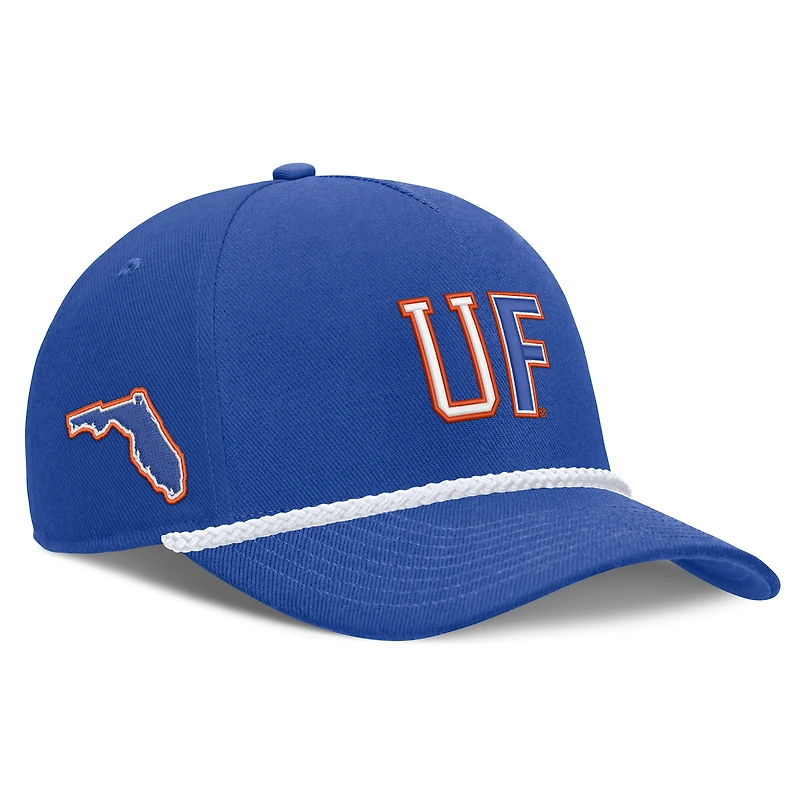 Unisex Nike Royal Florida Gators 2026 Basketball Refresh 5-Panel Rope Rise Hat