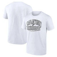 Men's Fanatics White San Antonio Spurs Cotton T-Shirt