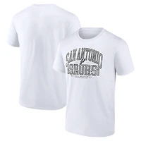 Men's Fanatics White San Antonio Spurs Cotton T-Shirt