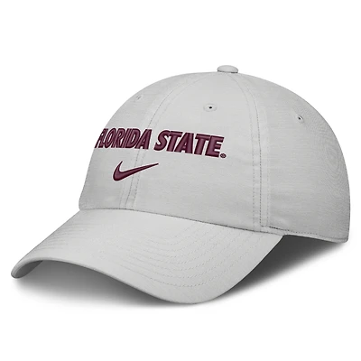 Unisex Nike Gray Florida State Seminoles On-Field Gameday Adjustable Club Hat