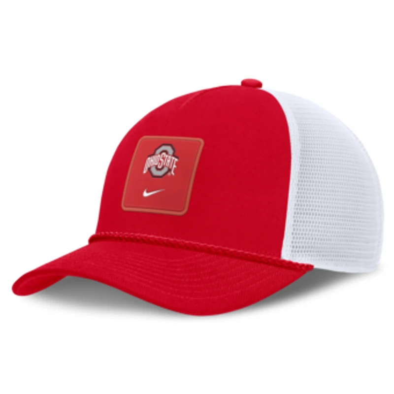 Unisex Nike Scarlet Ohio State Buckeyes 2026 On-Field Gameday Rope Trucker Adjustable Hat