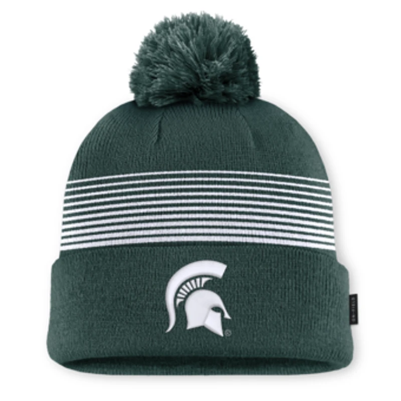 Unisex Nike Forest Green Michigan State Spartans 2026 On-Field Cuffed Knit Hat with Pom