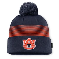 Unisex Nike Navy Auburn Tigers On-Field Cuffed Knit Hat with Pom