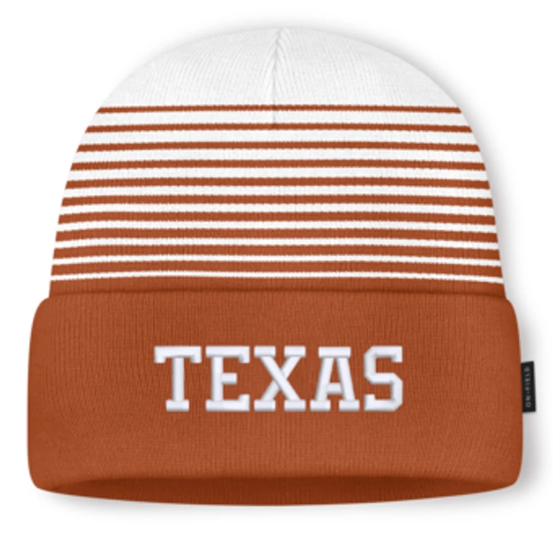 Unisex Nike Texas Orange/White Texas Longhorns On-Field Utility Knit Hat