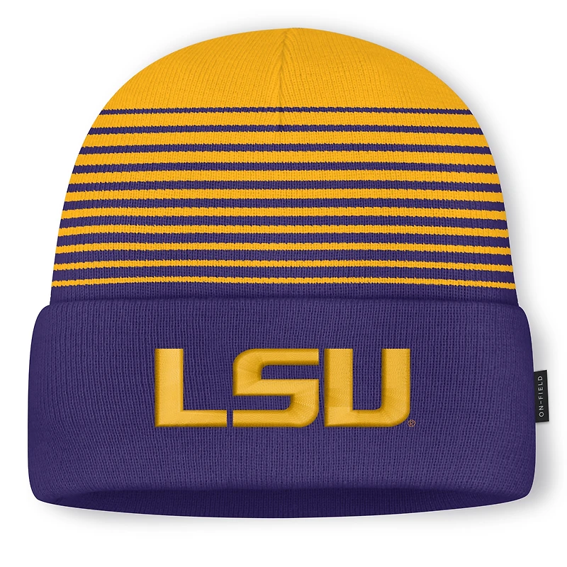 Unisex Nike Purple/Gold LSU Tigers On-Field Utility Knit Hat