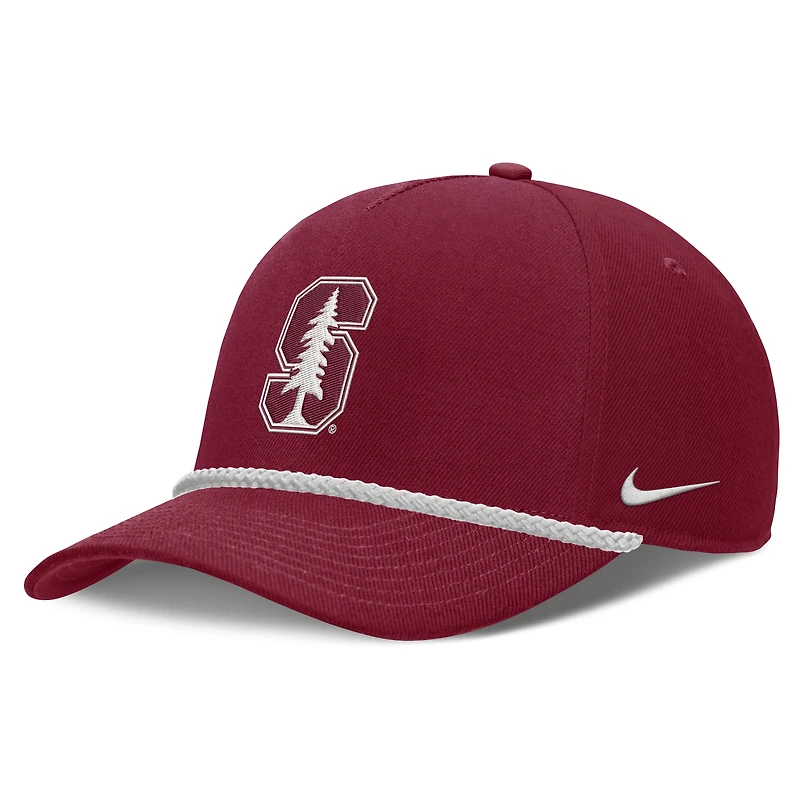 Unisex Nike Crimson Stanford Cardinal Rope Rise Adjustable Hat