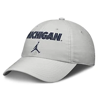 Unisex Jordan Brand Gray Michigan Wolverines 2026 On-Field Gameday Club Adjustable Hat