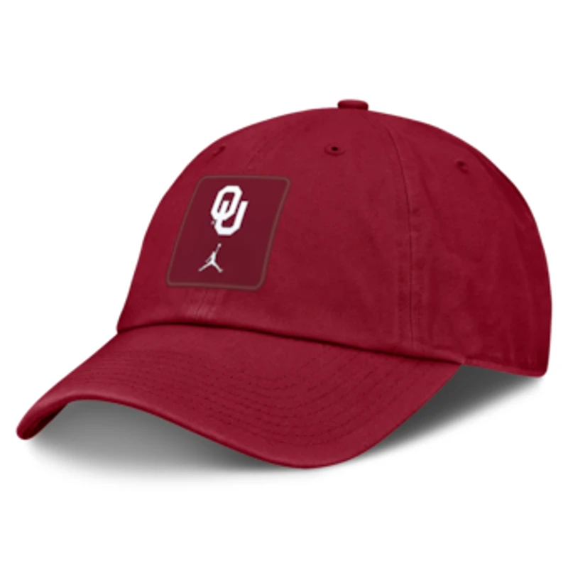 Unisex Jordan Brand Crimson Oklahoma Sooners 2026 Sideline Club Adjustable Hat