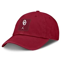 Unisex Jordan Brand Crimson Oklahoma Sooners 2026 Sideline Club Adjustable Hat