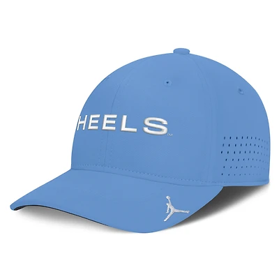 Men's Jordan Brand Carolina Blue North Carolina Tar Heels Gameday Aerobill Swooshflex Dri-FIT Hat