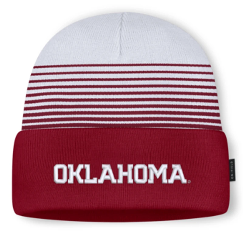 Unisex Jordan Brand Crimson/White Oklahoma Sooners On-Field Utility Knit Hat