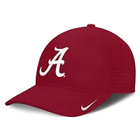 Men's Nike  Crimson Alabama Crimson Tide 2026 Sideline Practice AeroBill Swooshflex Dri-FIT Hat