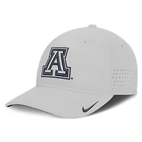 Men's Nike  Gray Arizona Wildcats 2026 Sideline Practice AeroBill SwooshFlex Dri-FIT Hat