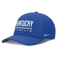 Men's Nike  Royal Kentucky Wildcats 2026 Sideline Dri-FIT Rise Adjustable Hat