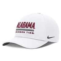 Men's Nike  White Alabama Crimson Tide 2026 Sideline Dri-FIT Rise Adjustable Hat