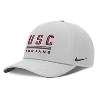Men's Nike  Gray USC Trojans 2026 Sideline Dri-FIT Rise Adjustable Hat
