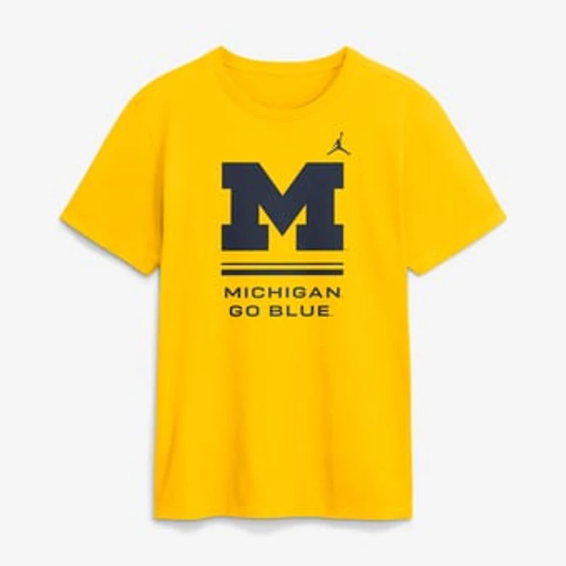 Men's Jordan Brand Maize Michigan Wolverines 2026 Sideline Dri-FIT T-Shirt