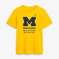 Men's Jordan Brand Maize Michigan Wolverines 2026 Sideline Dri-FIT T-Shirt