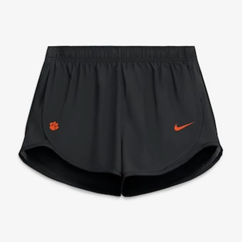 Women's Nike Black Clemson Tigers Tempo Mid-Rise Dri-FIT Shorts