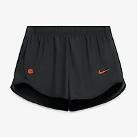 Women's Nike Black Clemson Tigers Tempo Mid-Rise Dri-FIT Shorts