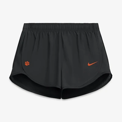 Women's Nike Black Clemson Tigers Tempo Mid-Rise Dri-FIT Shorts