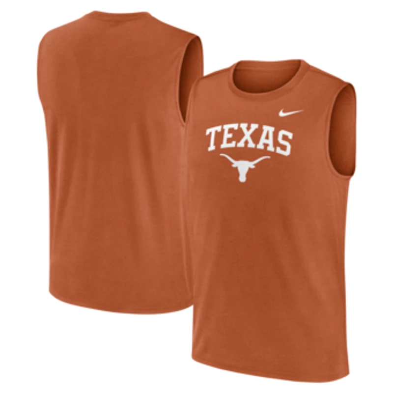 Men's Nike Texas Orange Texas Longhorns Primetime Legend Arch Dri-FIT Muscle Tank Top