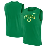 Men's Nike Green Oregon Ducks Primetime Legend Arch Dri-FIT Muscle Tank Top